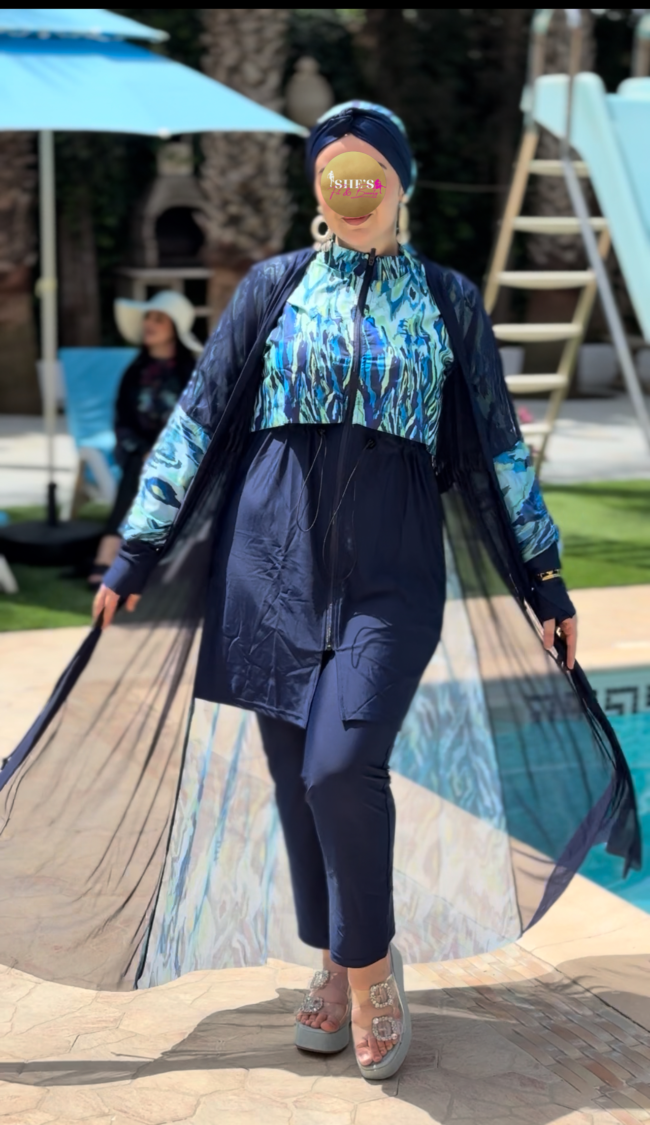 Burkini waterproof Vert