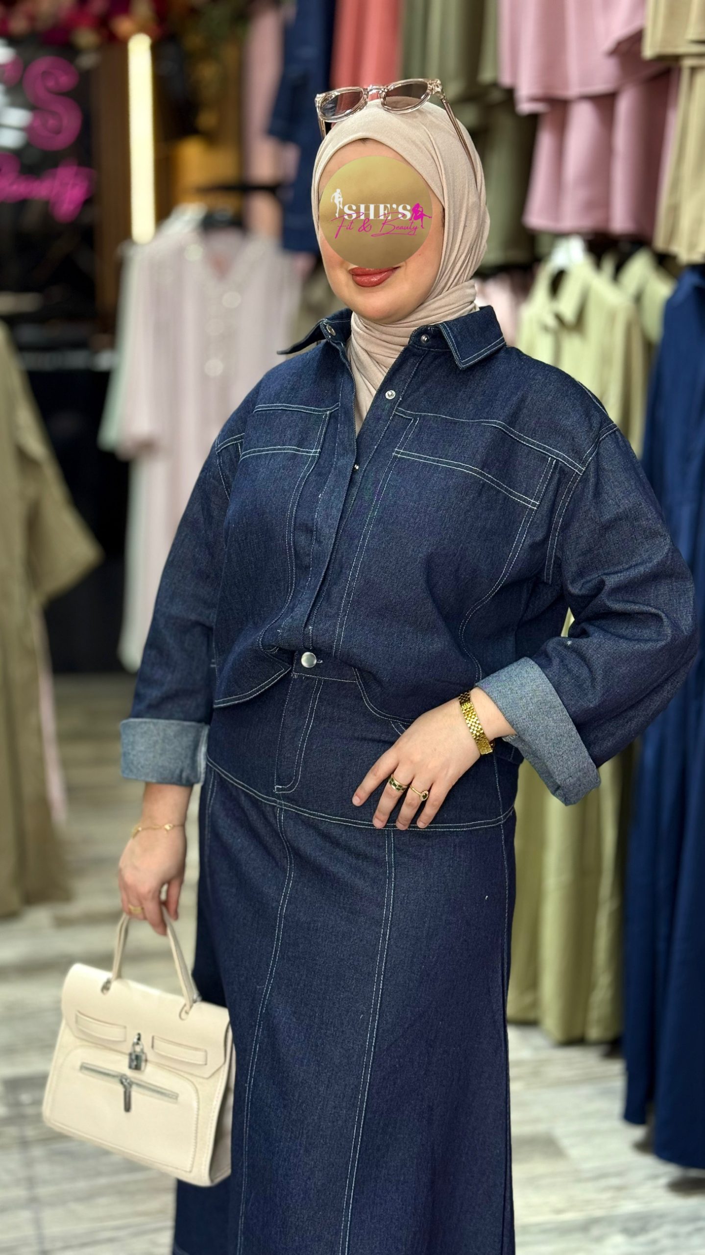 Ensemble Jupe denim