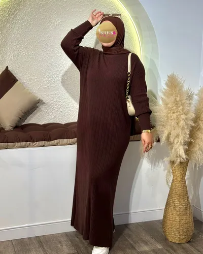Robe Hijab Rayé