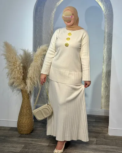 Ensemble jupe à Boutons