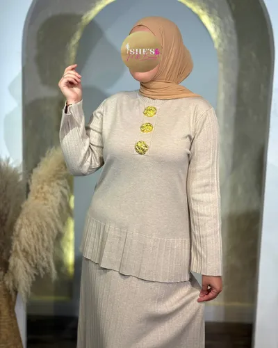 Ensemble jupe à Boutons 4
