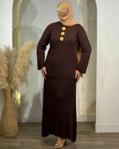 Ensemble jupe à Boutons 3