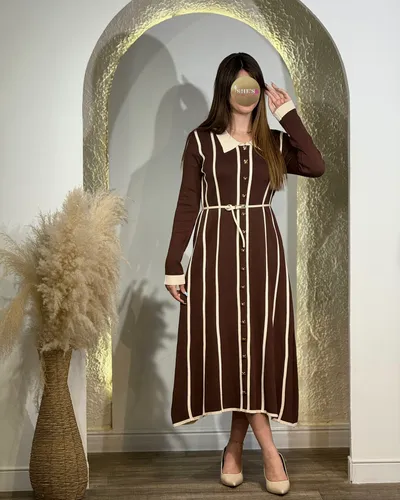 Robe à rayures Midi