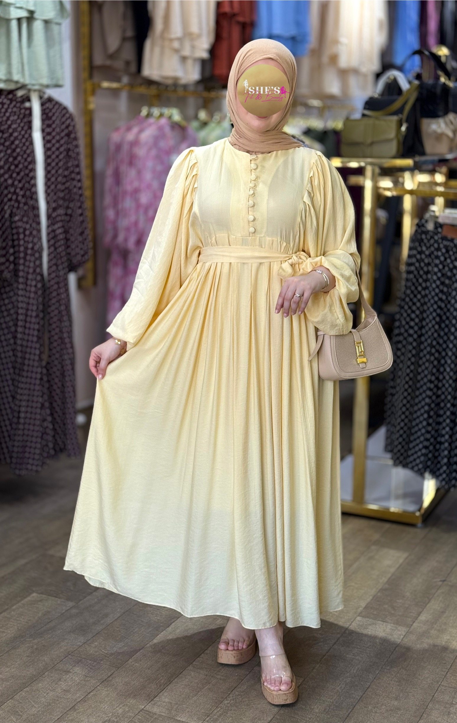 Robe Hijab bouffante