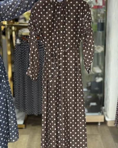 Robe  Polka manche élastique 3