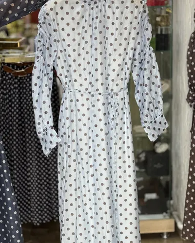 Robe  Polka manche élastique 7