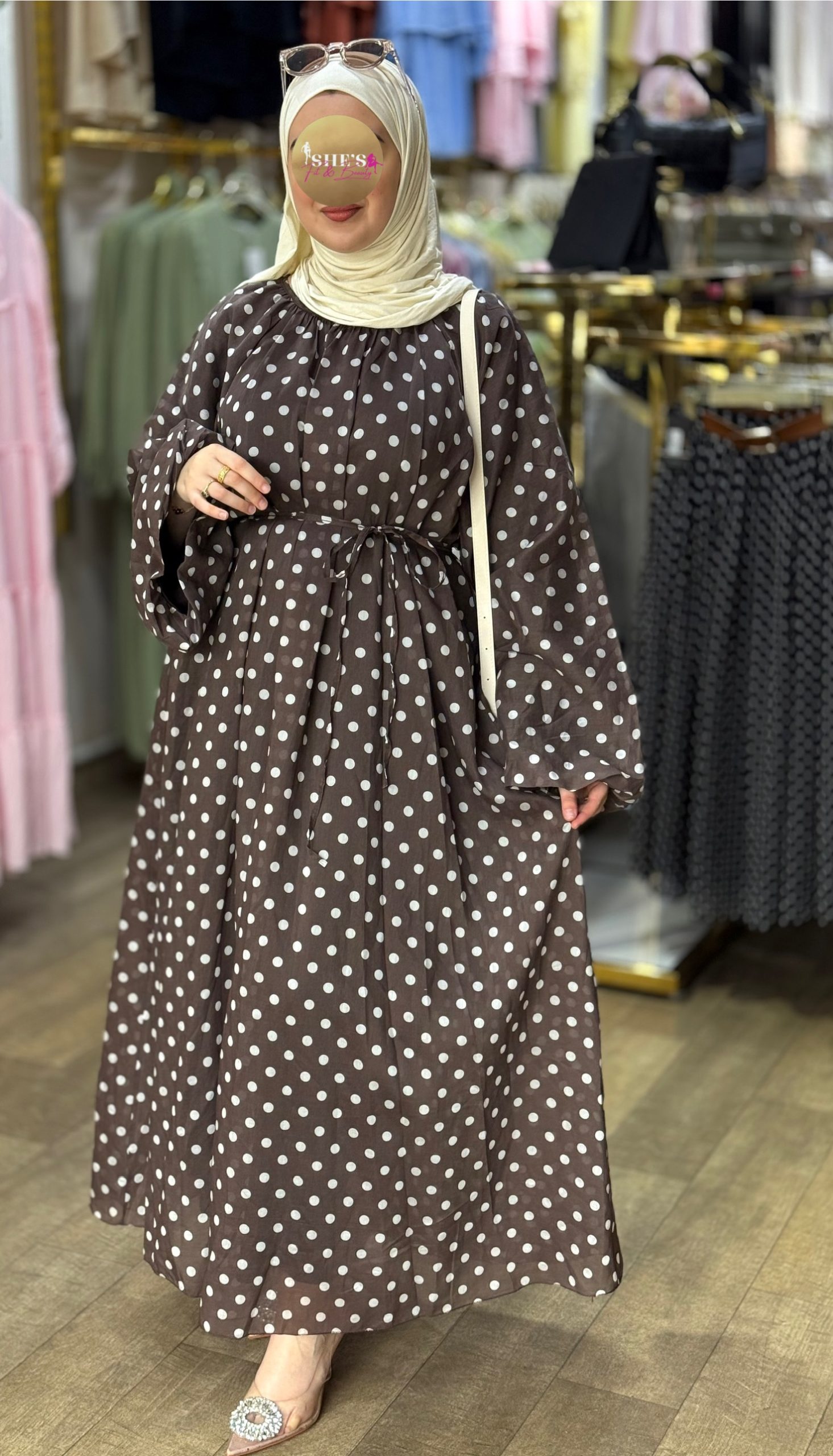 Robe Polka colle bateau