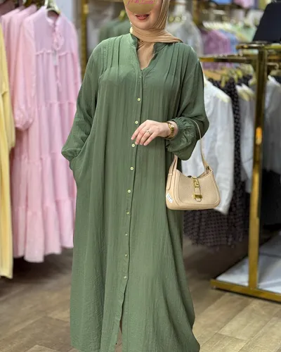 Robe chemsie à plis